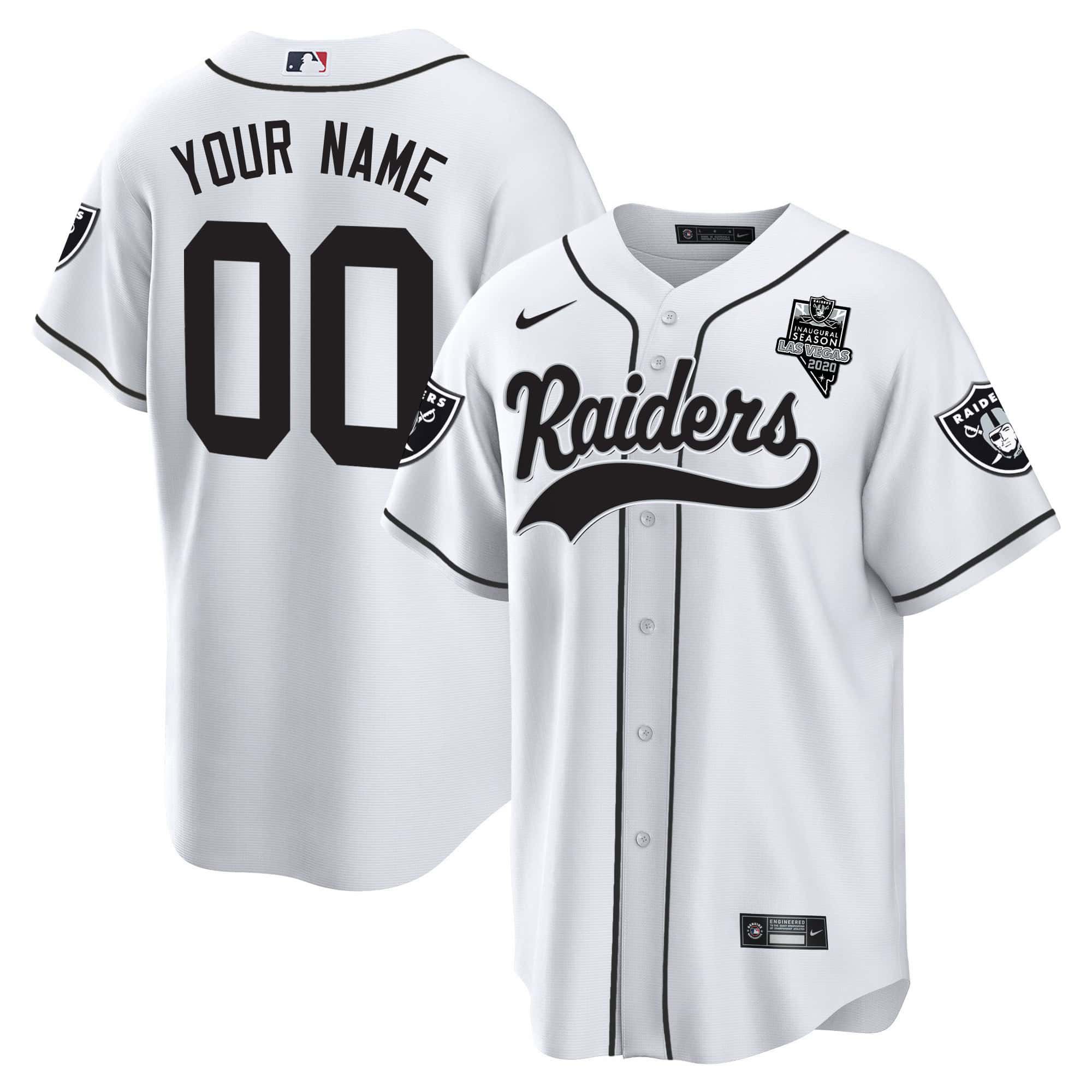 Men Oakland Raiders White 2024 Nike Vapor Baseball Custom NFL Jersey->customized nfl jersey->Custom Jersey